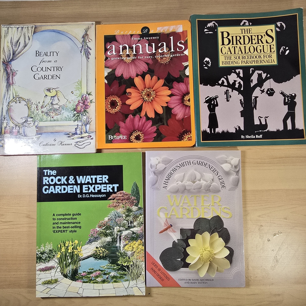 Gardening and Birding Book Bundle
